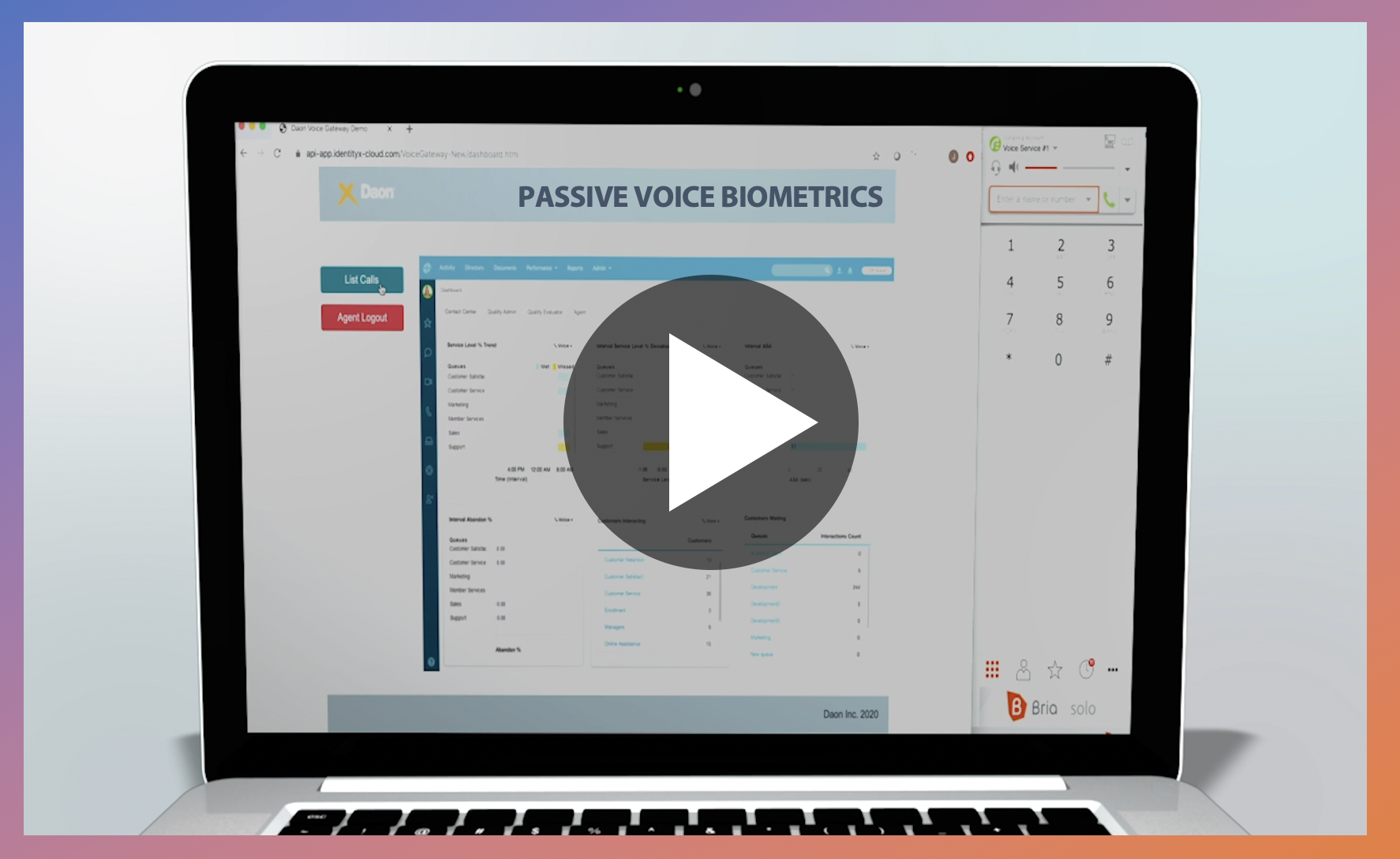 Video Demo: Passive Voice Authentication